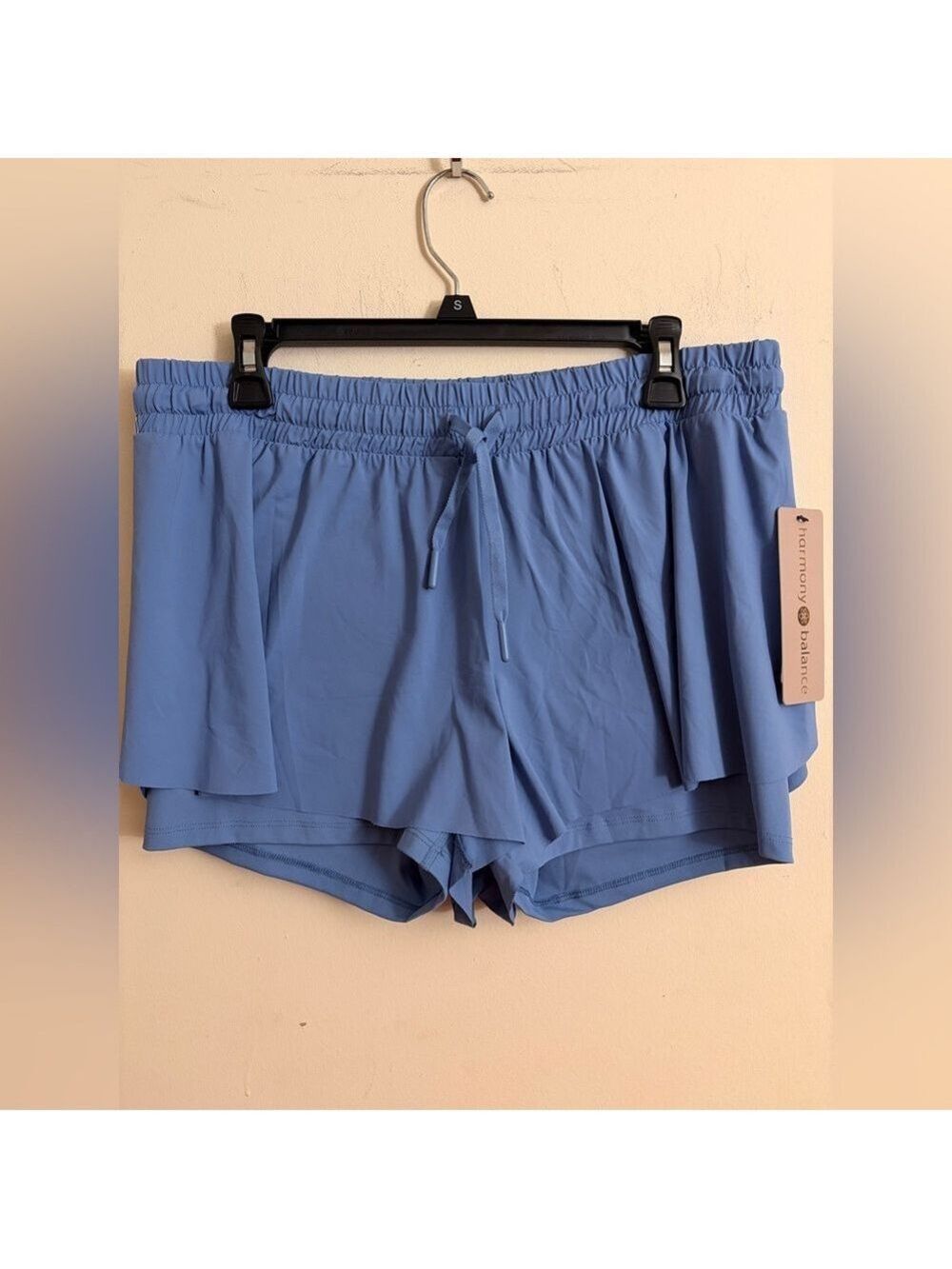 Harmony Balance 2 in 1 Flowy Athletic Shorts Size L NWT